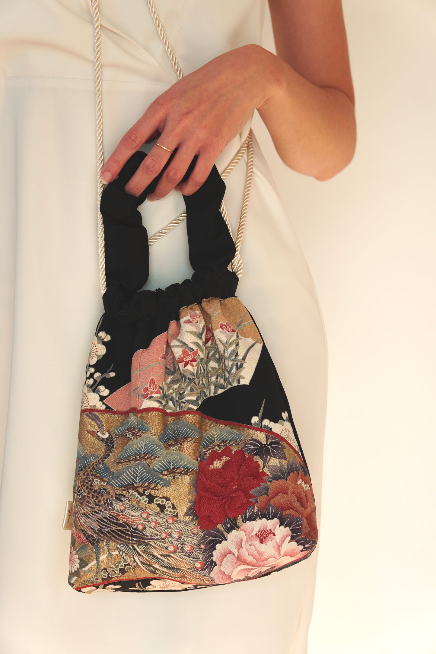 jedwabne kinchaku KIMONO