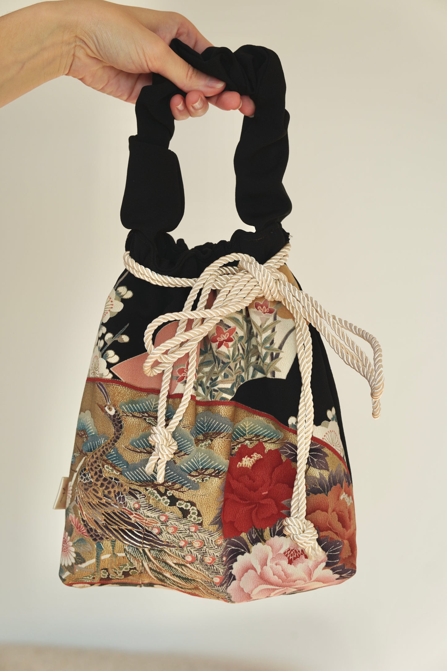 jedwabne kinchaku KIMONO