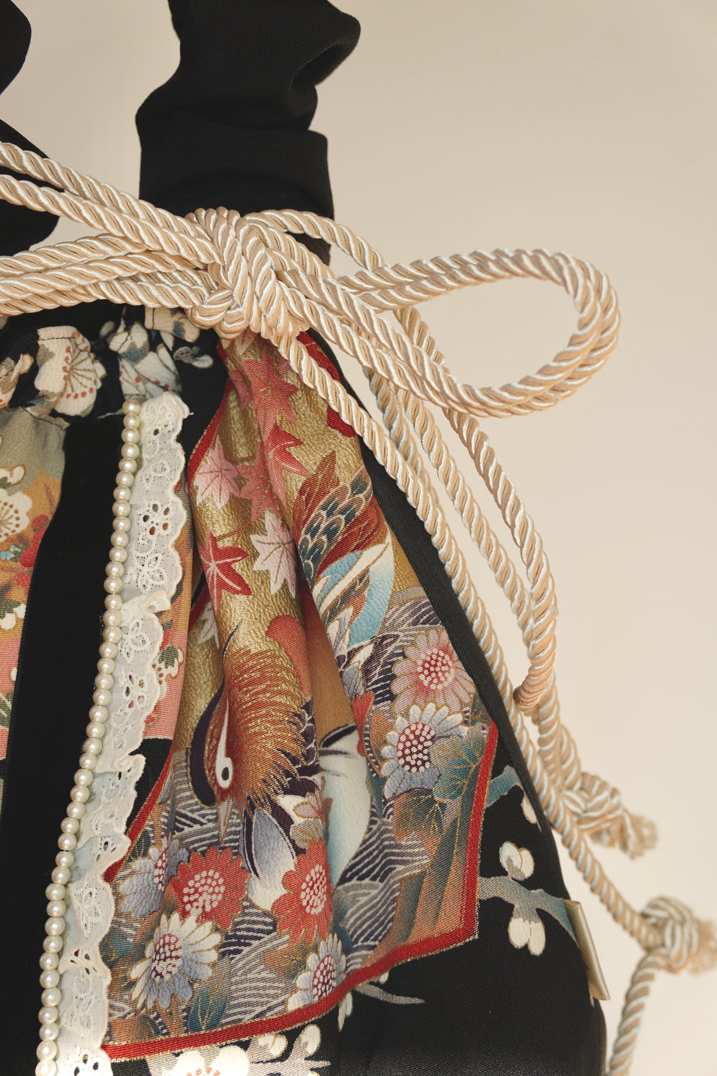 jedwabne kinchaku KIMONO