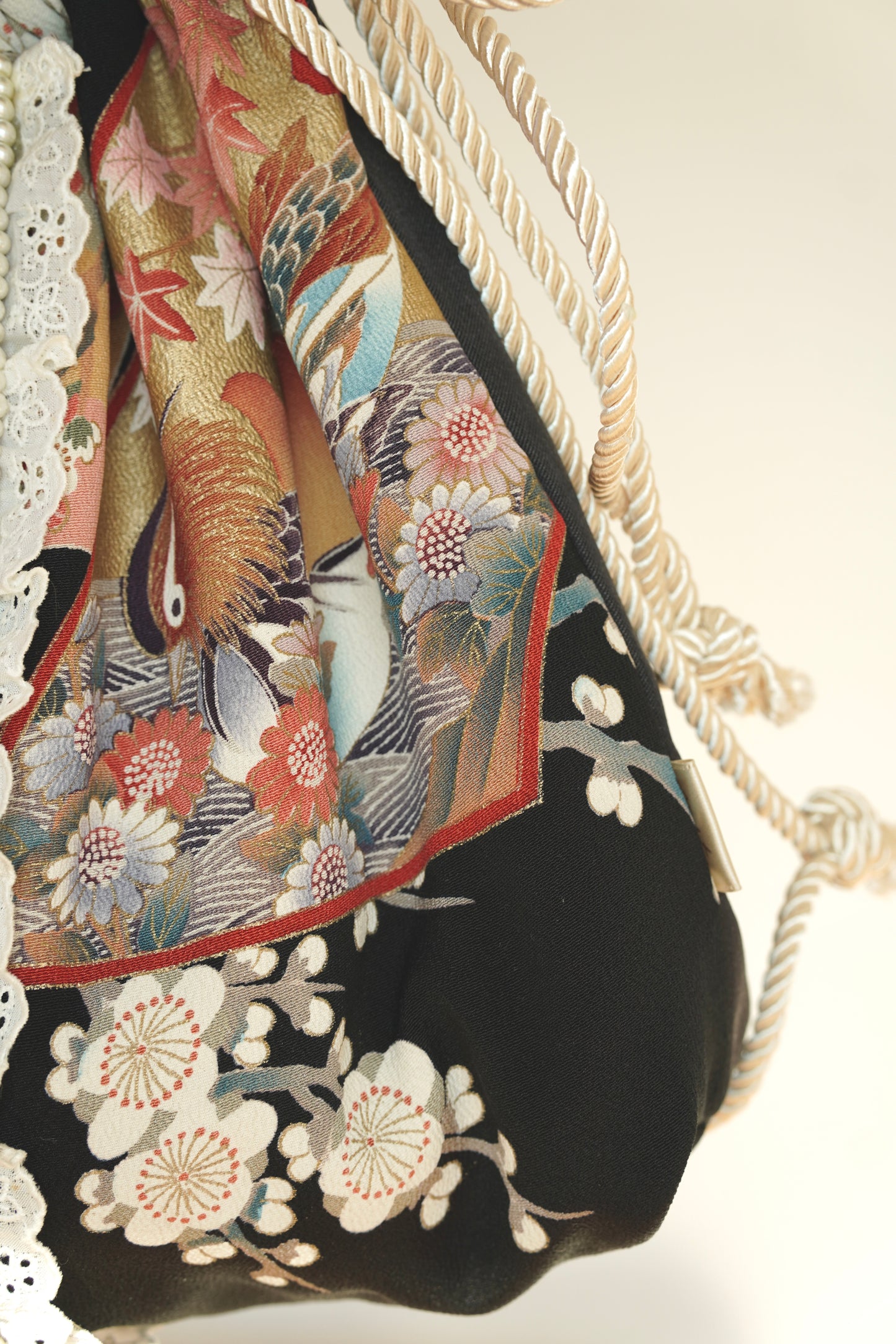 jedwabne kinchaku KIMONO