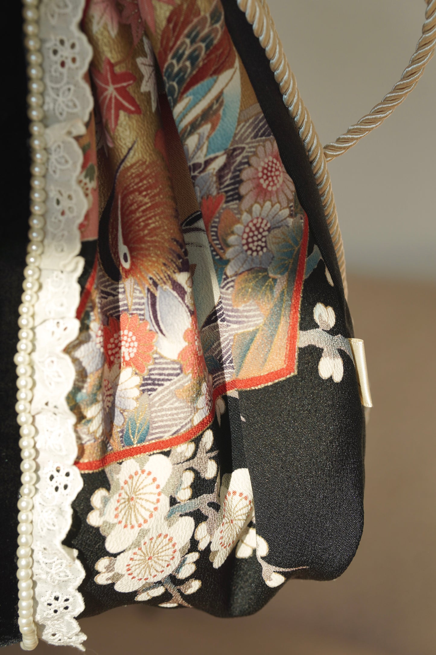 jedwabne kinchaku KIMONO