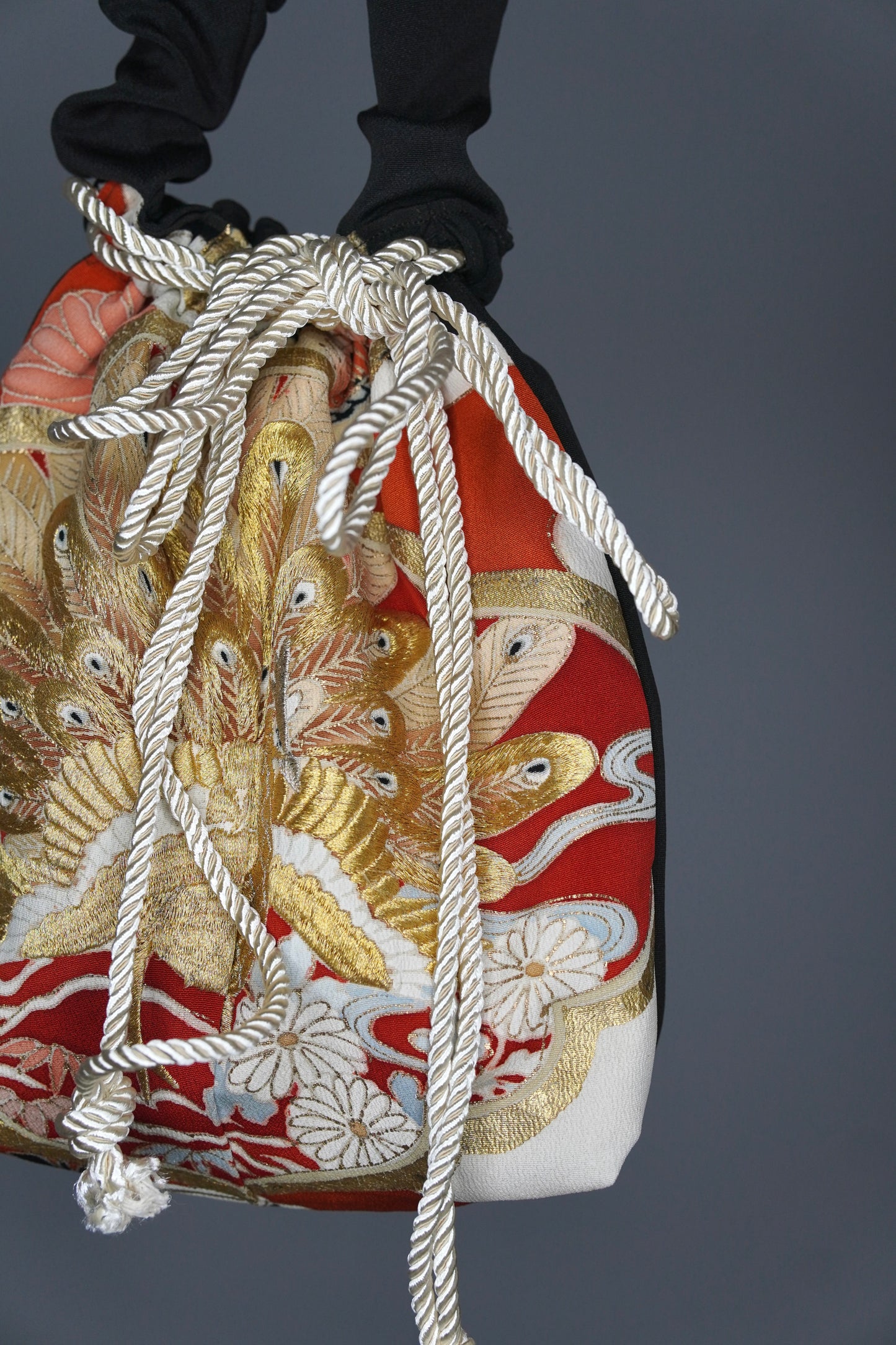 jedwabne kinchaku KIMONO