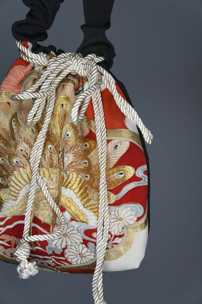 jedwabne kinchaku KIMONO