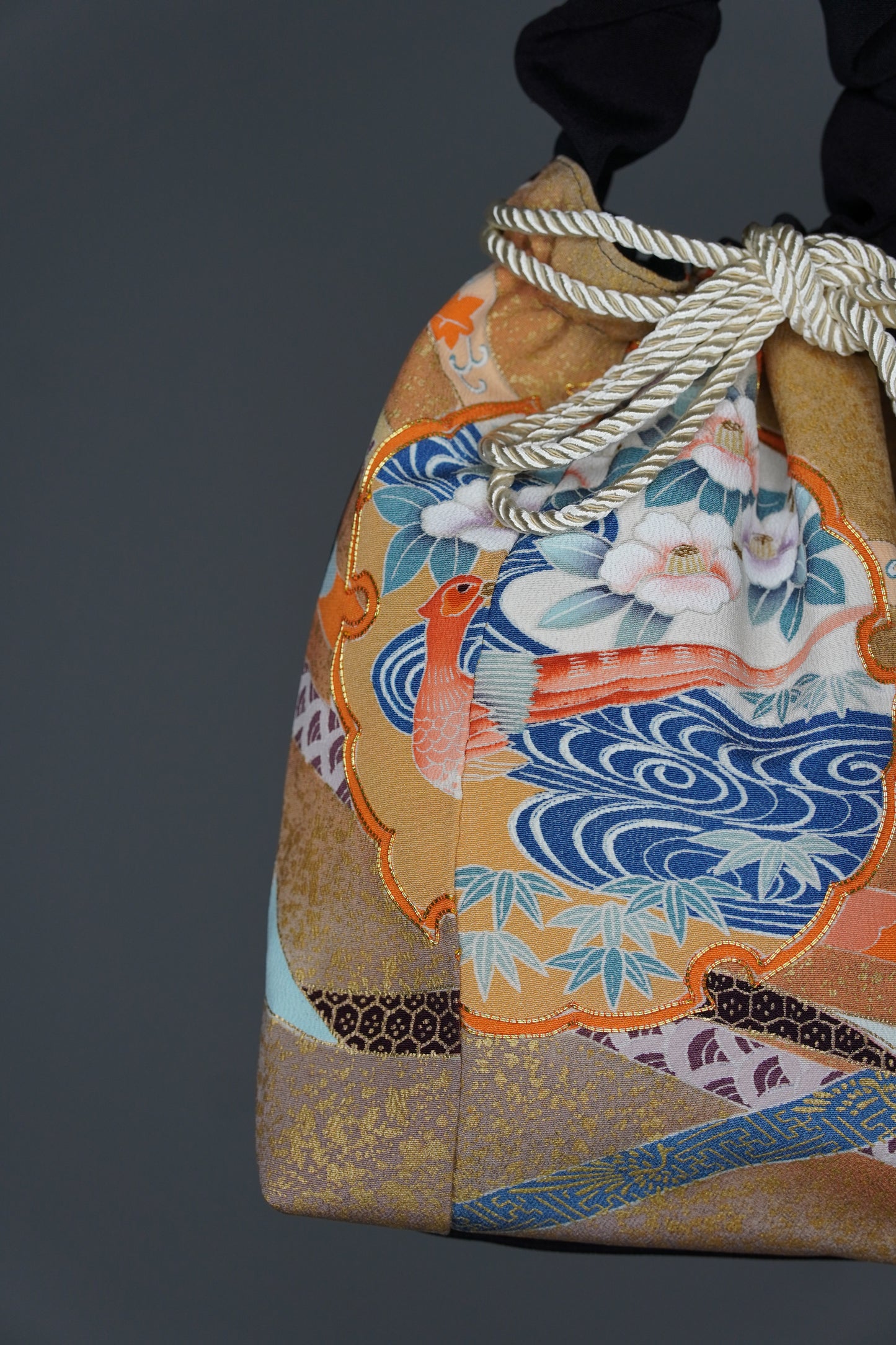 jedwabne kinchaku KIMONO