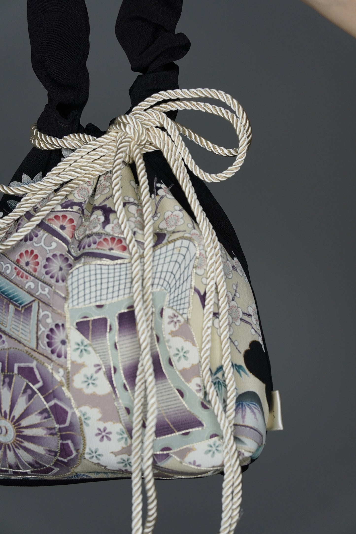 jedwabne kinchaku KIMONO