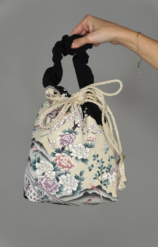 jedwabne kinchaku KIMONO