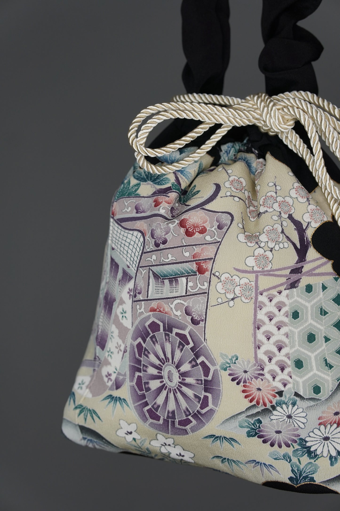 jedwabne kinchaku KIMONO