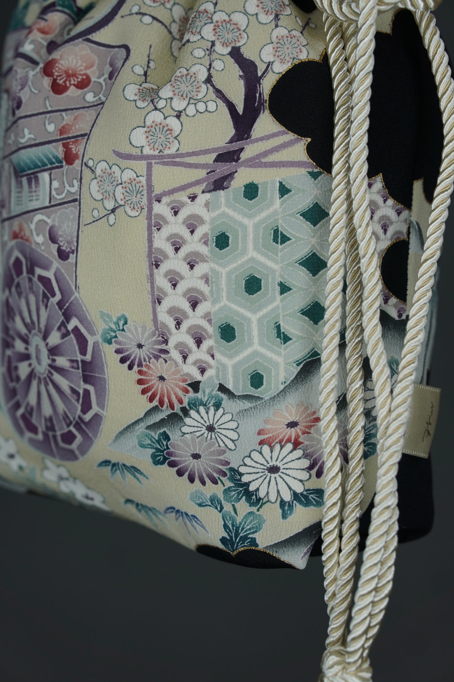 jedwabne kinchaku KIMONO