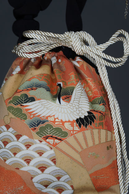 jedwabne kinchaku KIMONO