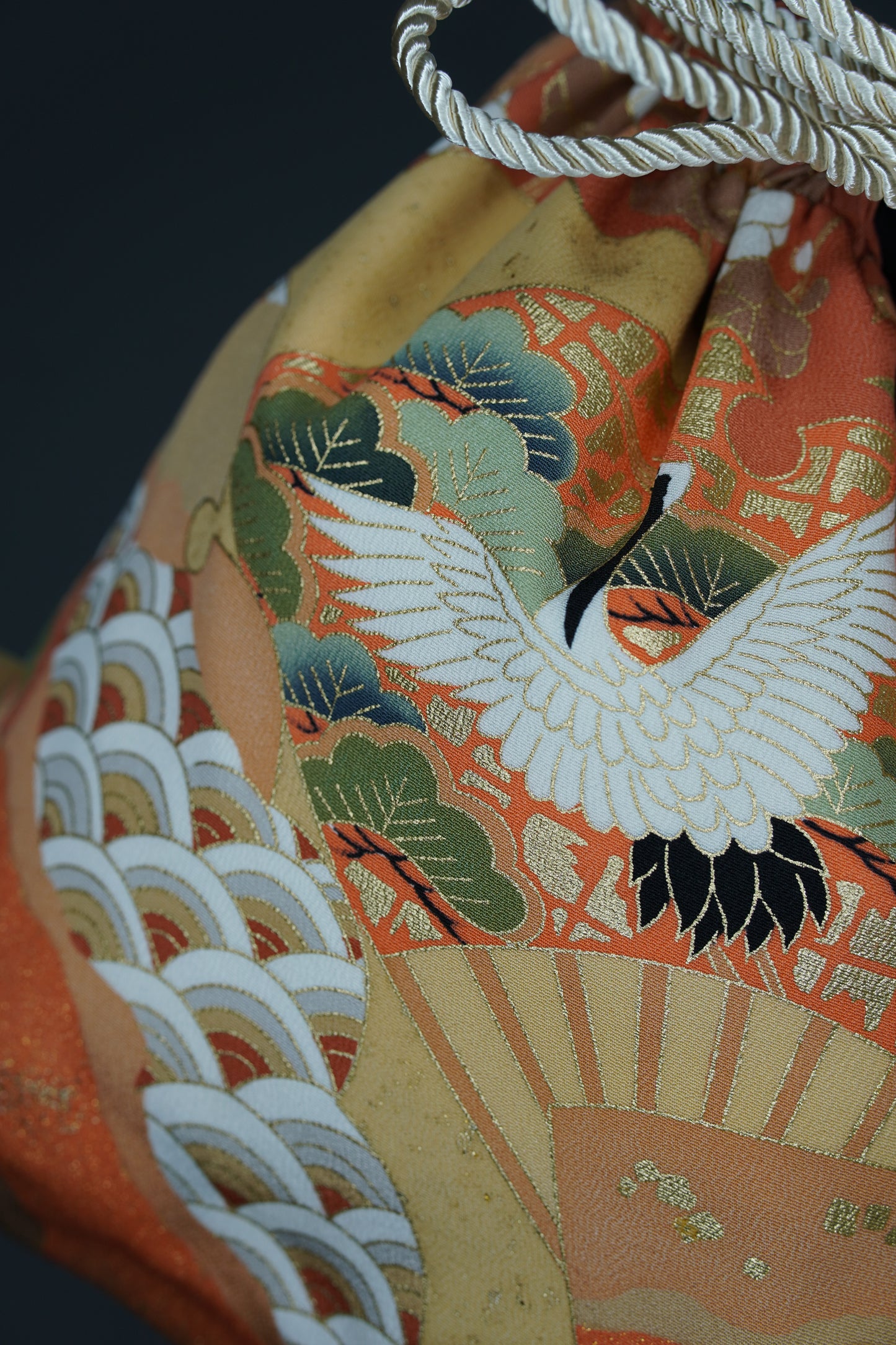 jedwabne kinchaku KIMONO