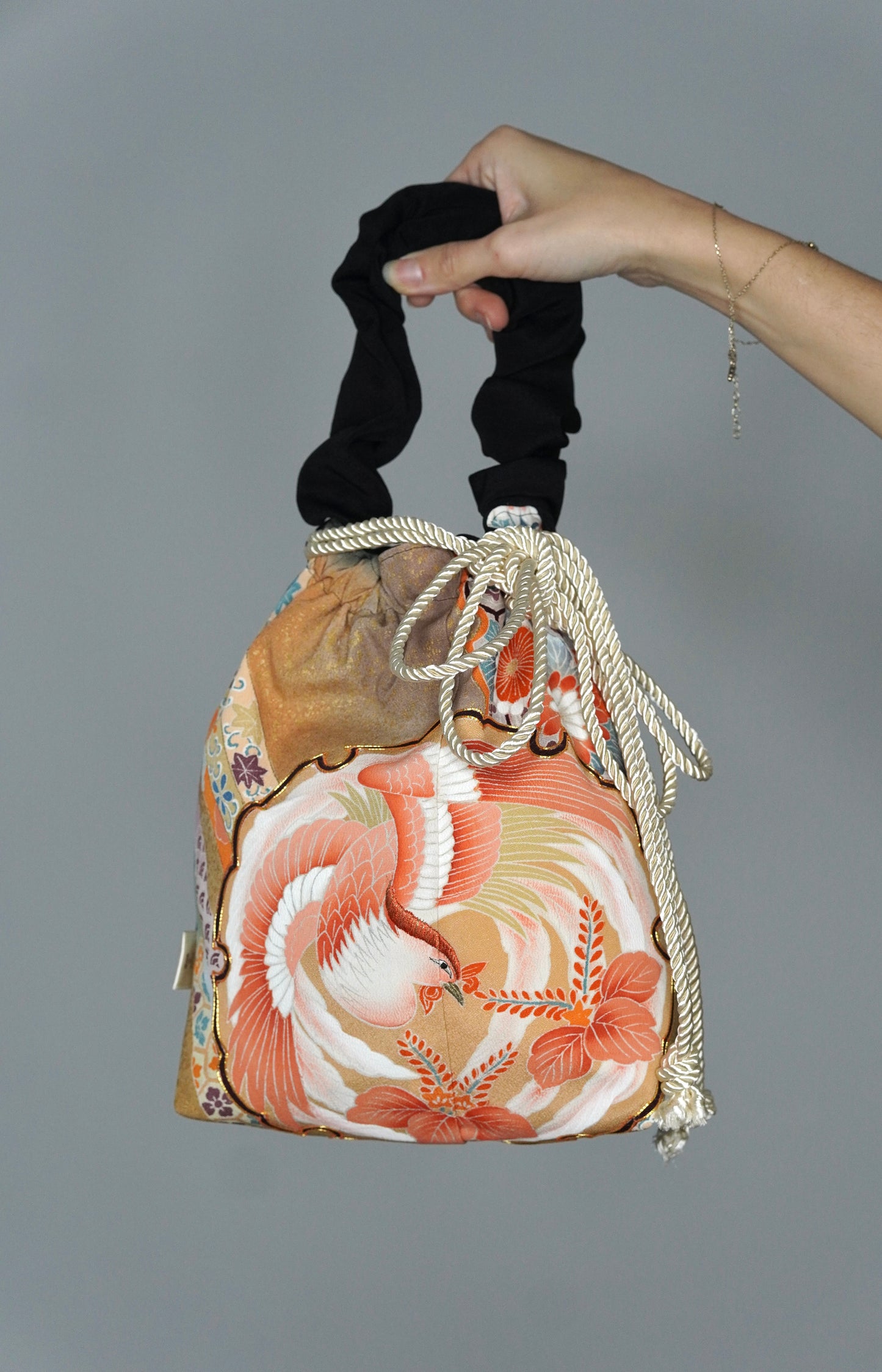 jedwabne kinchaku KIMONO