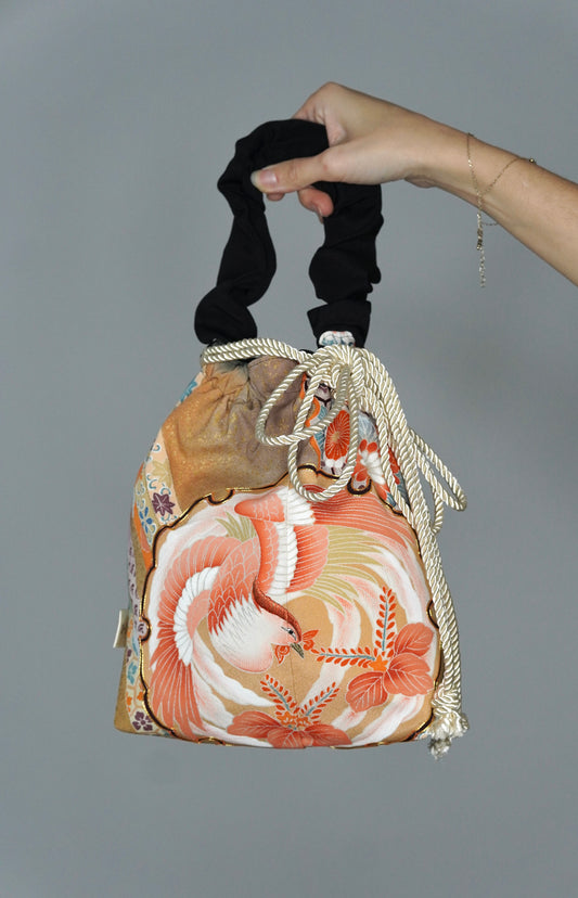 jedwabne kinchaku KIMONO