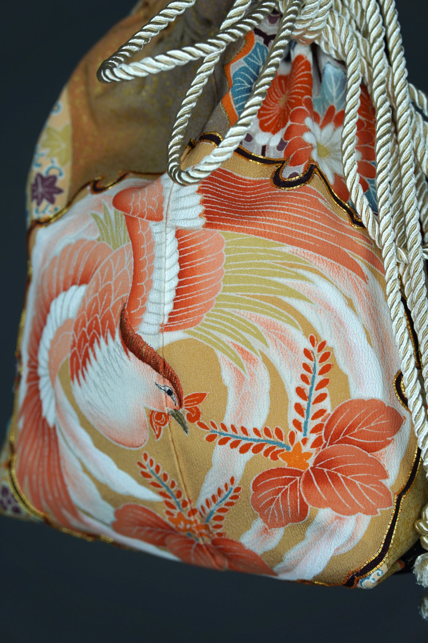 jedwabne kinchaku KIMONO