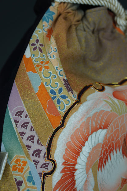 jedwabne kinchaku KIMONO