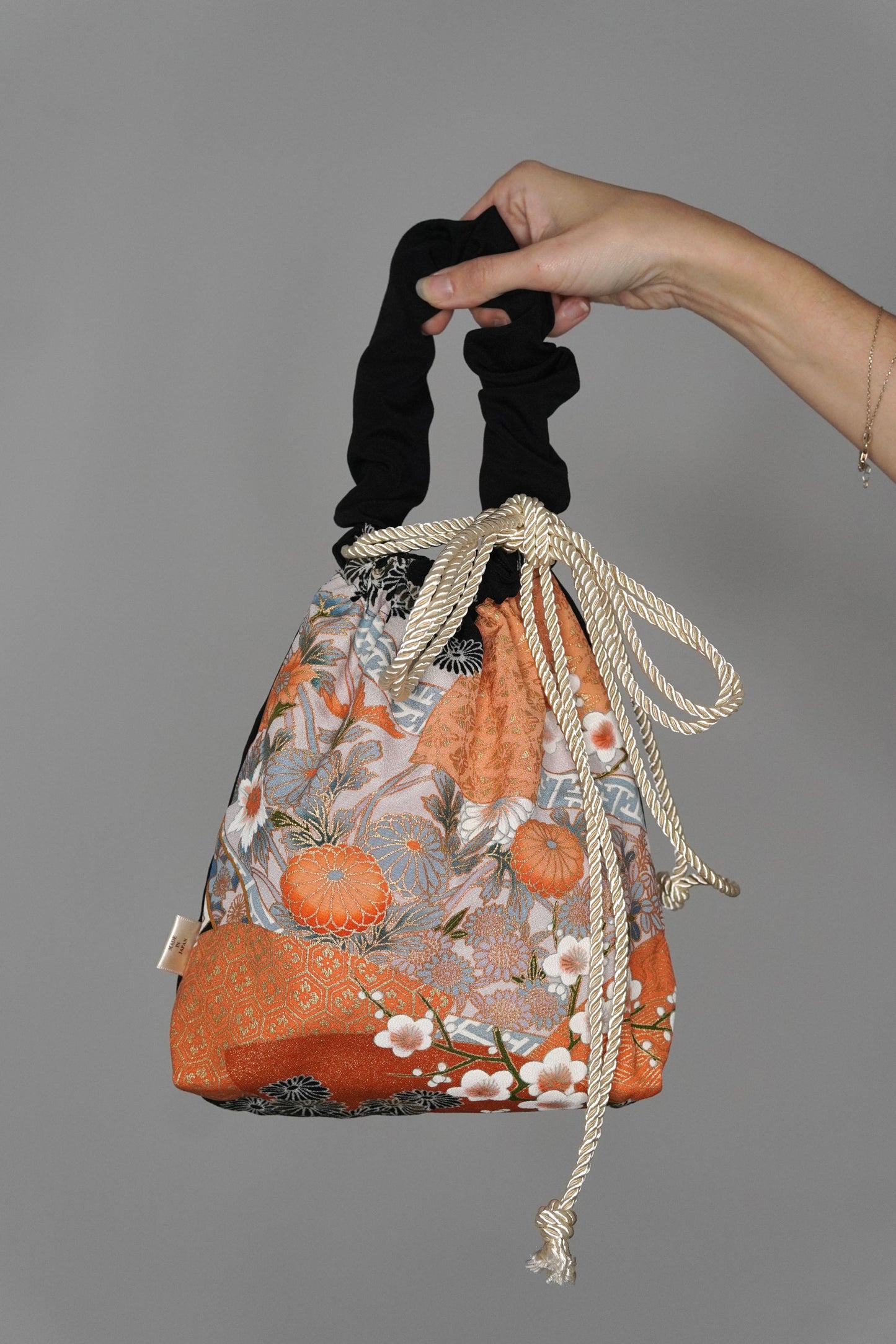 jedwabne kinchaku KIMONO