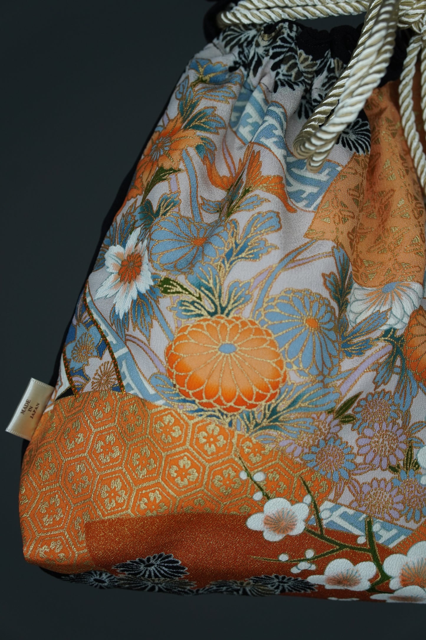 jedwabne kinchaku KIMONO