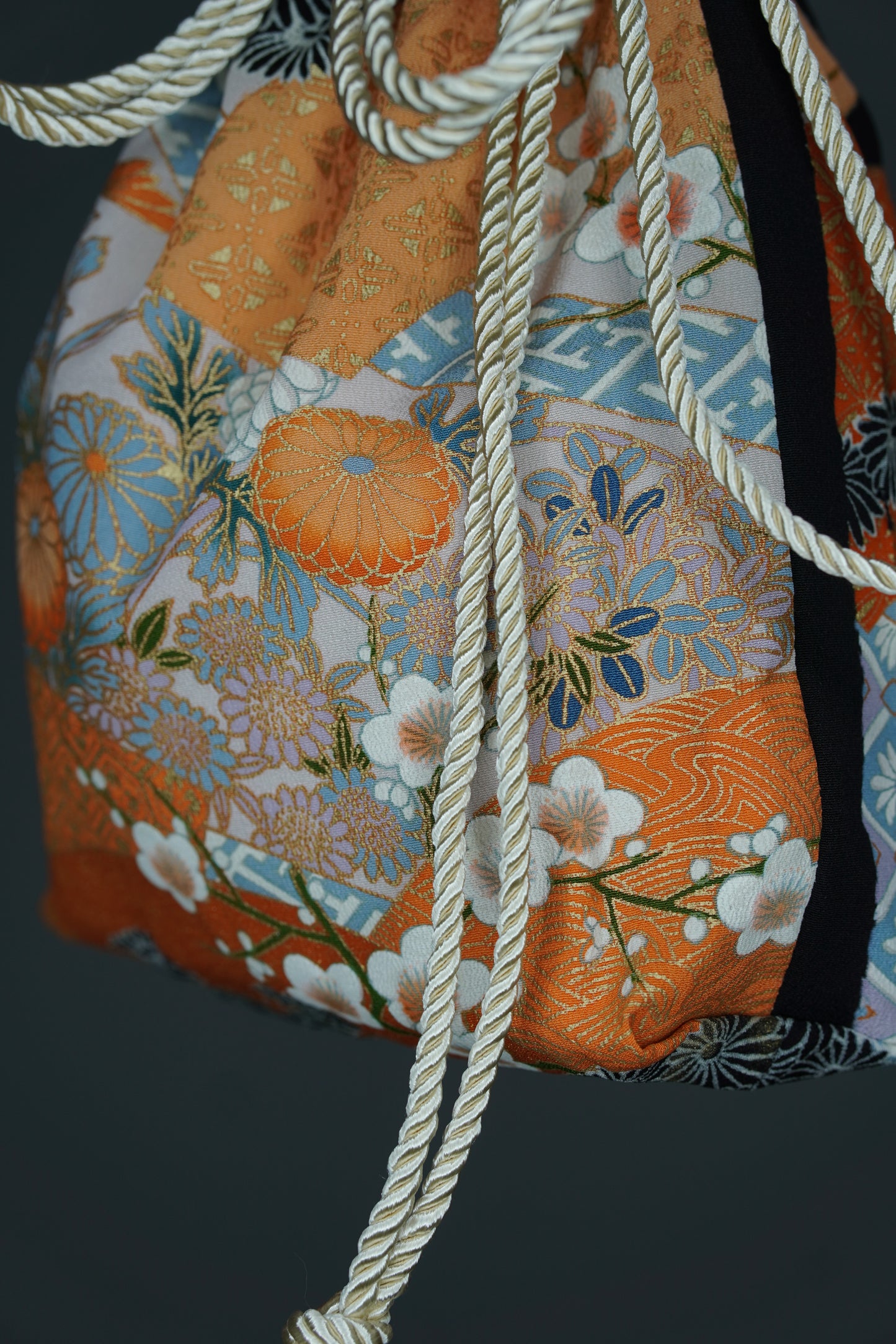 jedwabne kinchaku KIMONO