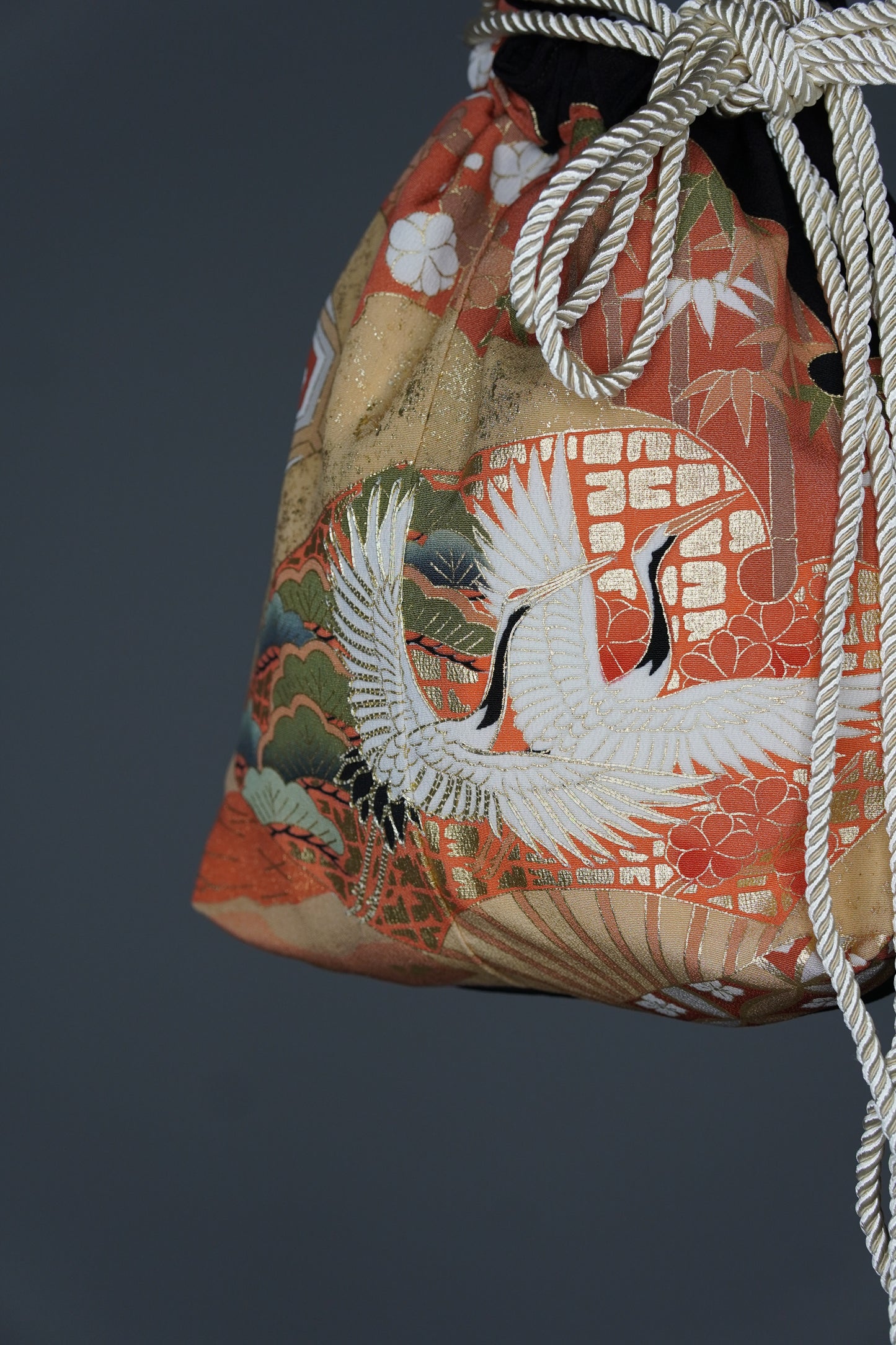 jedwabne kinchaku KIMONO