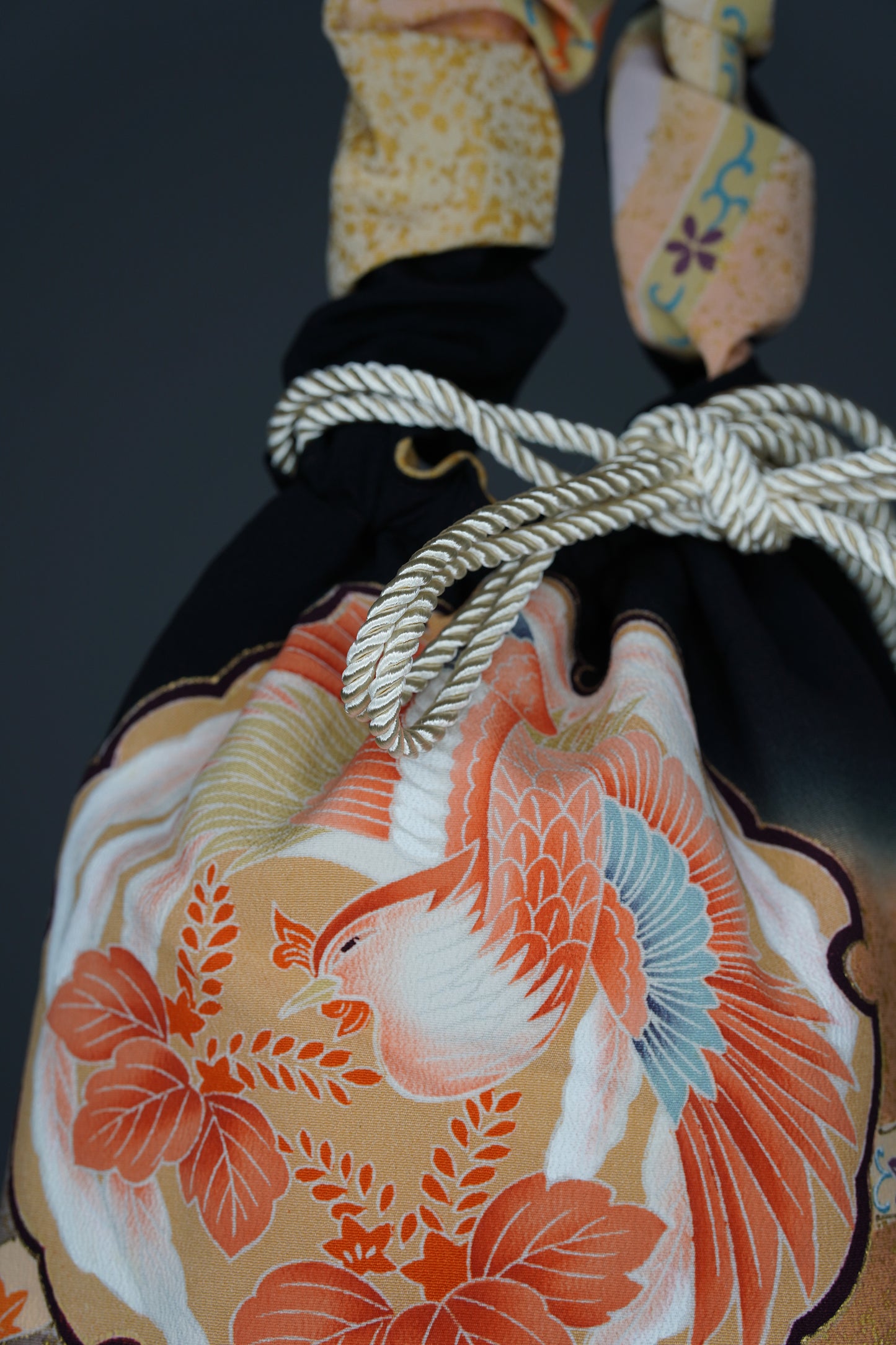 jedwabne kinchaku KIMONO