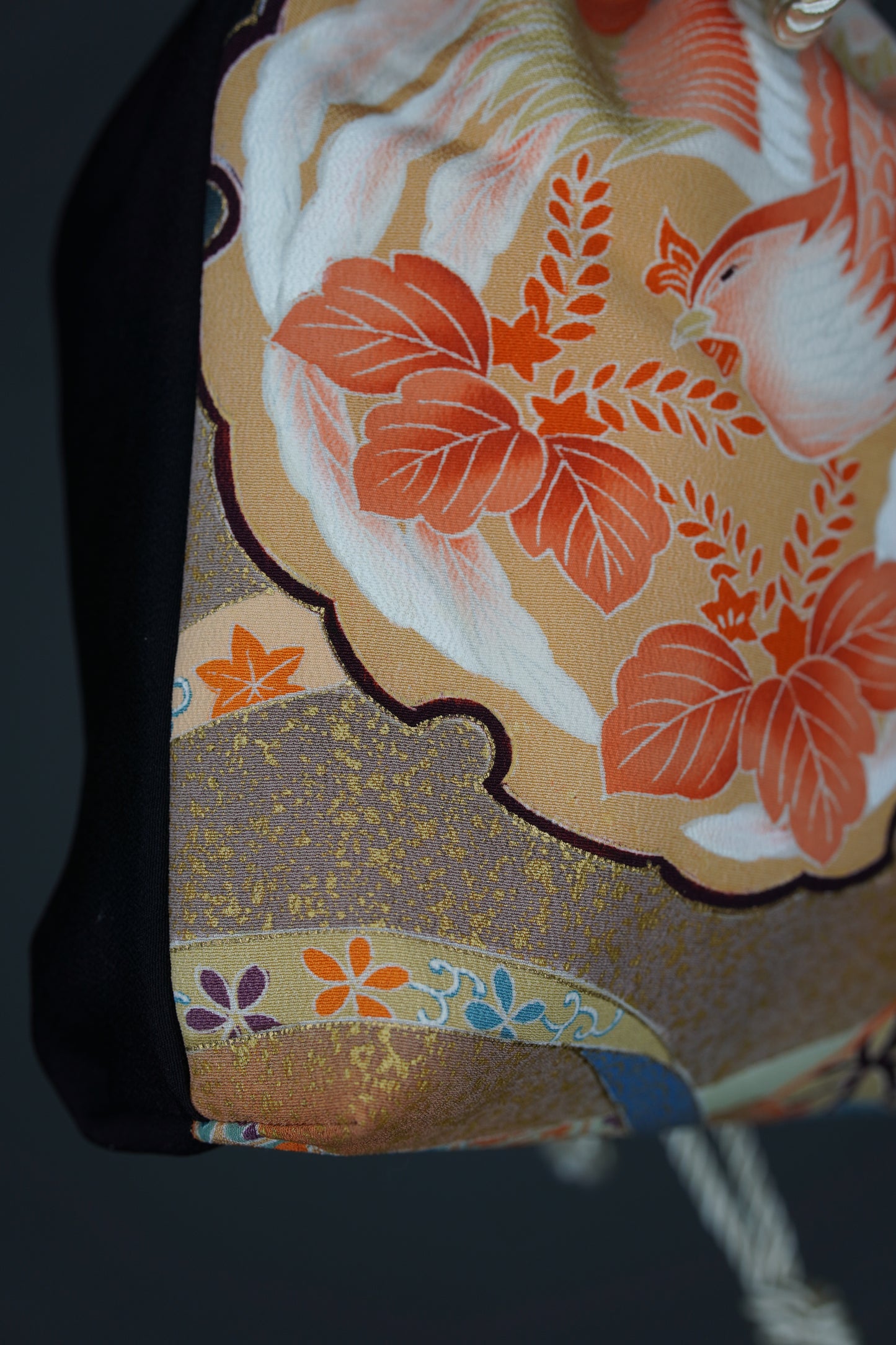 jedwabne kinchaku KIMONO