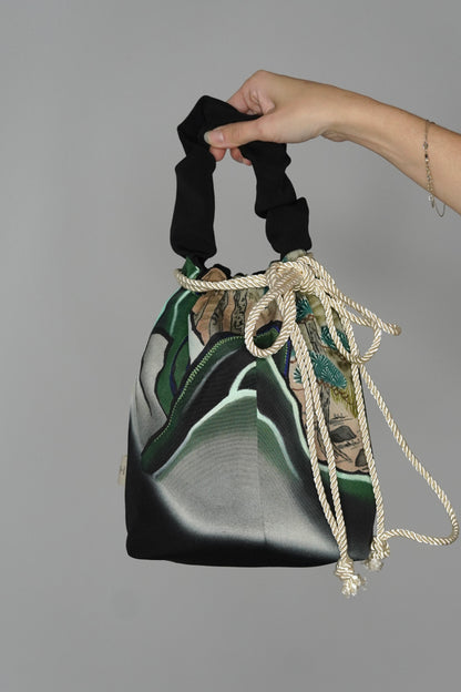 jedwabne kinchaku KIMONO