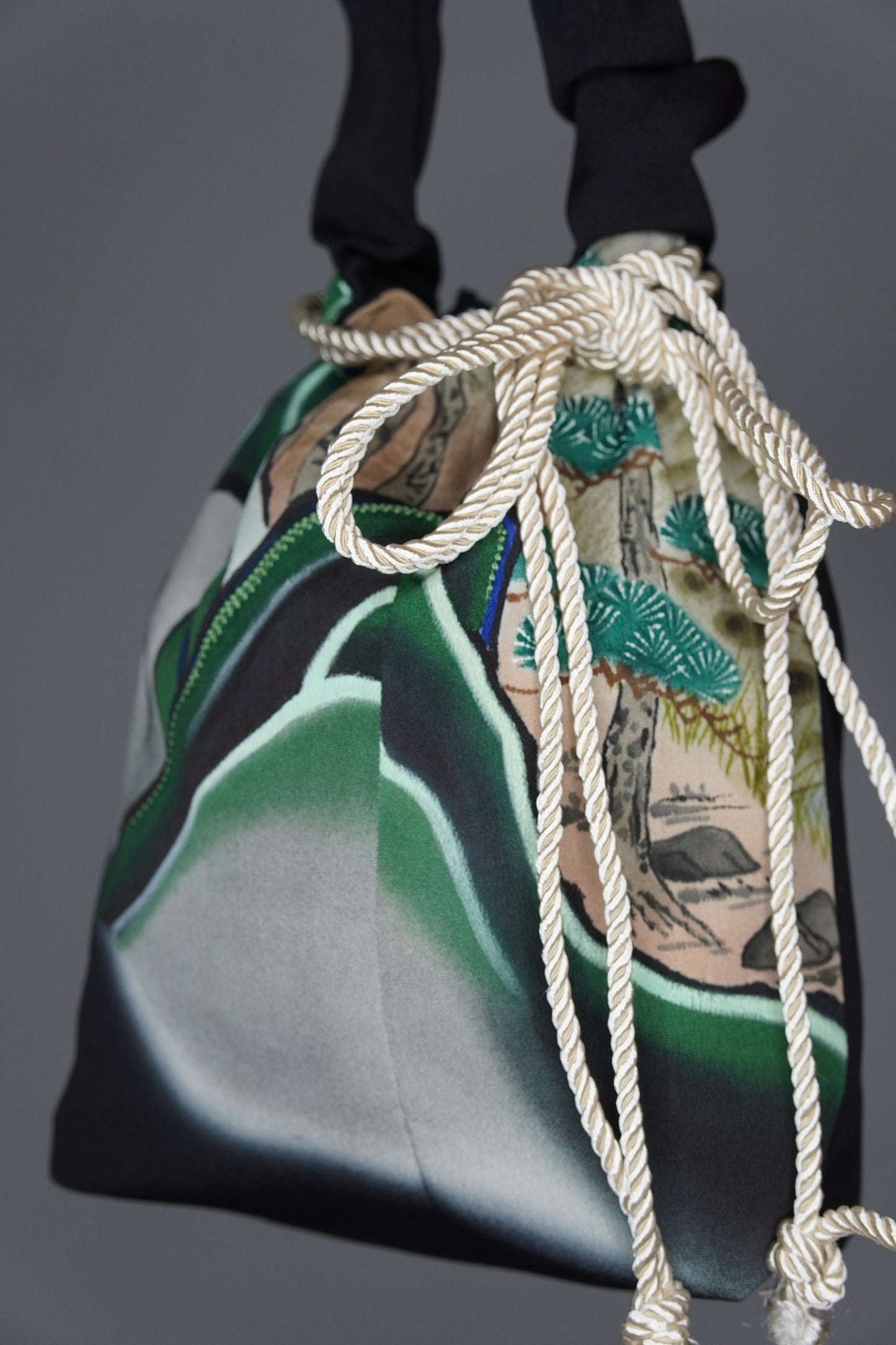 jedwabne kinchaku KIMONO