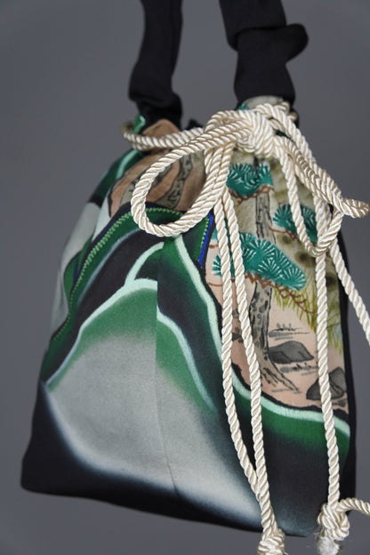 jedwabne kinchaku KIMONO