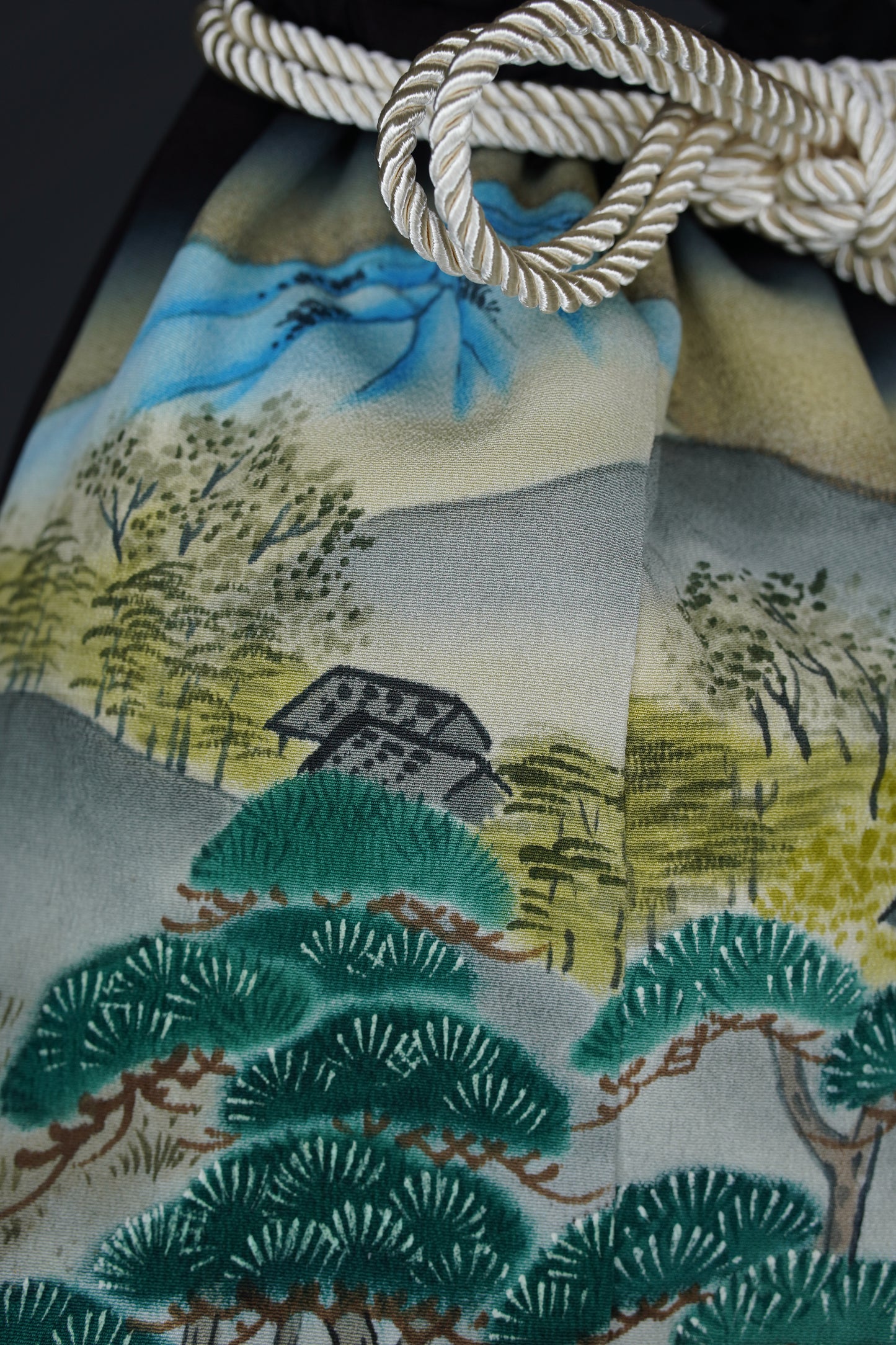 jedwabne kinchaku KIMONO