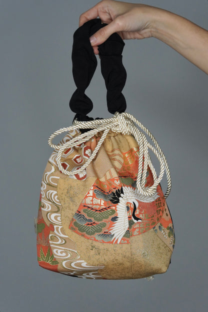 jedwabne kinchaku KIMONO (II gatunek)