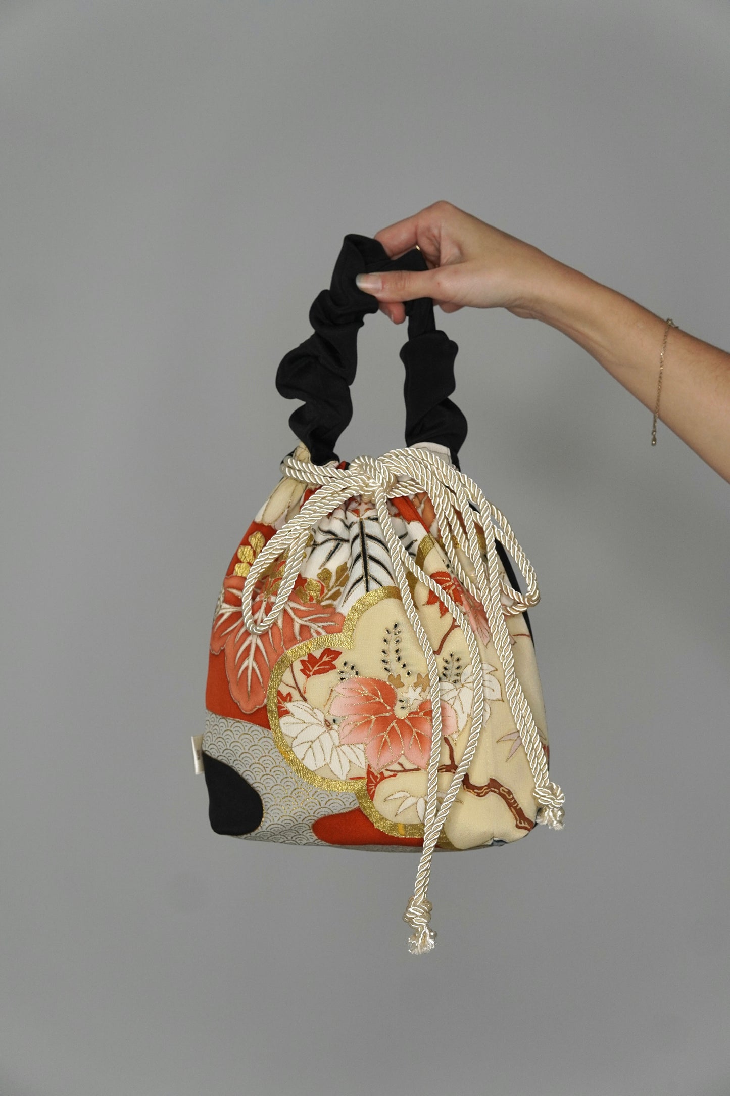 jedwabne kinchaku KIMONO (II gatunek)