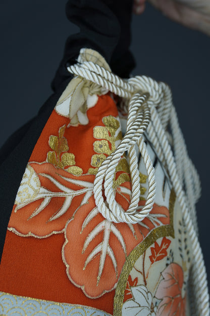 jedwabne kinchaku KIMONO (II gatunek)