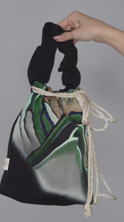 jedwabne kinchaku KIMONO